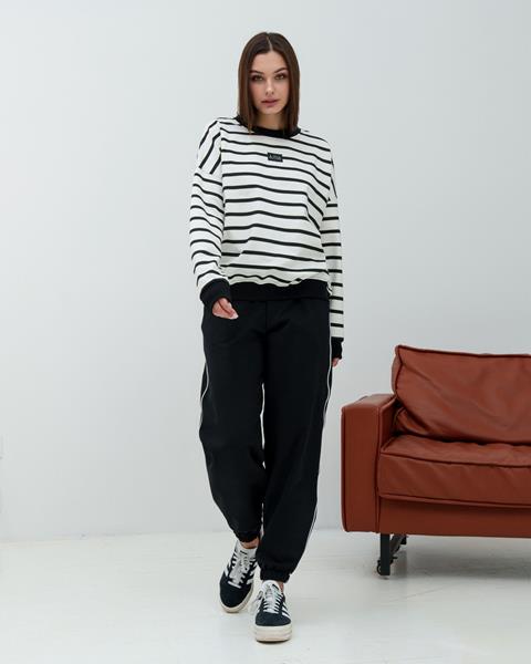 Костюм спорт AZNA (S-XL) Д63 white-black (деми)