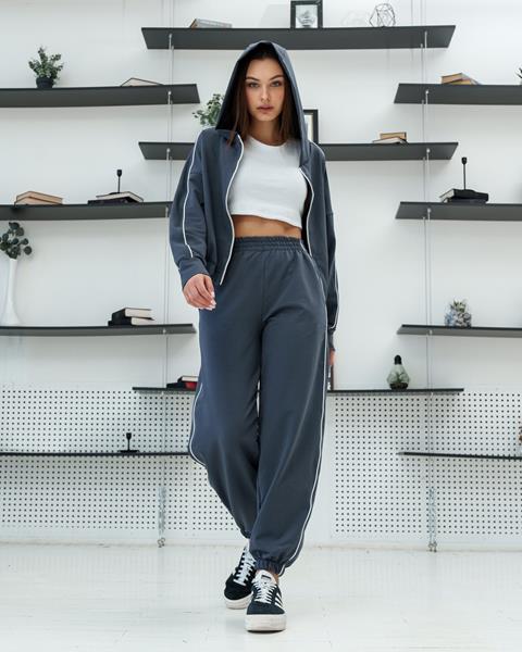 Костюм спорт AZNA (XS-L) Т6 grey (деми)