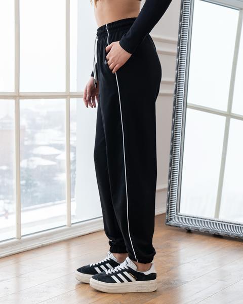 Штаны спорт AZNA (S-XL) Б81 black (деми)