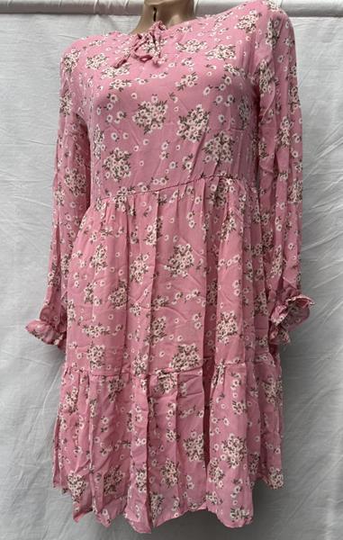 Платье Shoptime (42-48) S88 pink (лето)