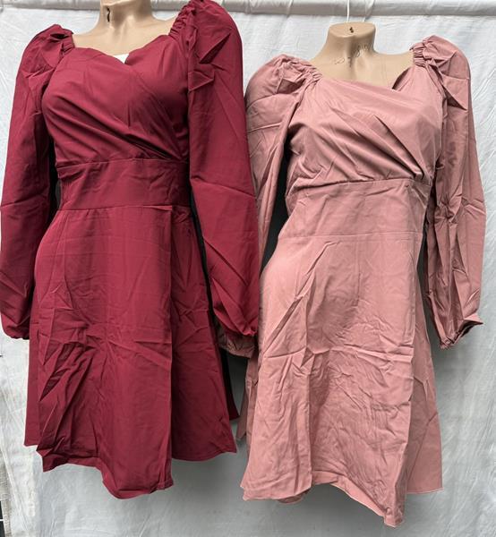 Платье Shoptime (42-48) S93 red (лето)