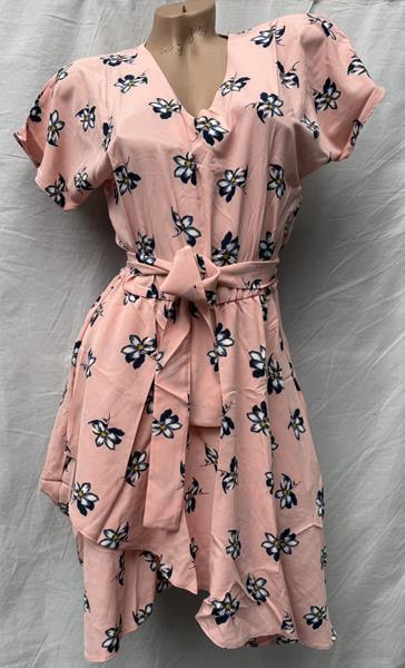 Платье Shoptime (42-48) S95 peach (лето)
