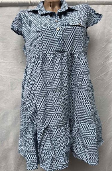 Платье Shoptime (42-48) S98 blue (лето)