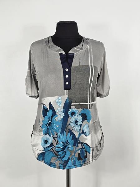 Блузка Bugrova (50-60) B34 grey (лето)