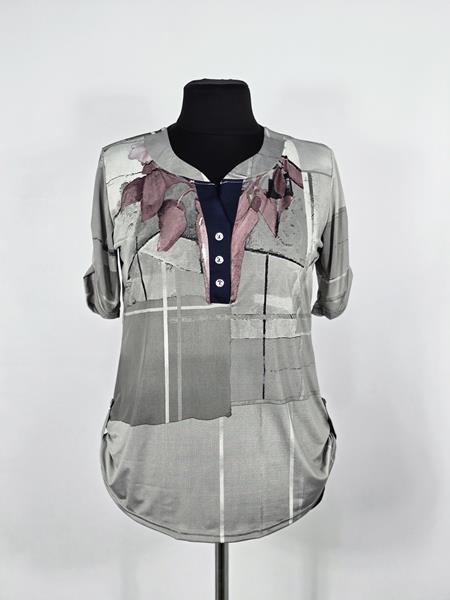 Блузка Bugrova (50-60) B36 grey (лето)