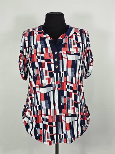Блузка Bugrova (50-60) B53 red (лето)