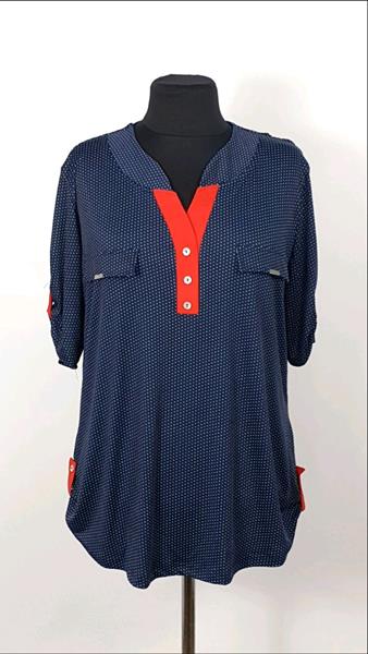 Блузка Bugrova (60-70) B2 blue (лето)