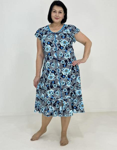 Халат Skyler (48-60) S72 blue (лето)