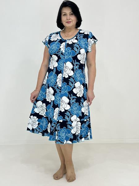 Халат Skyler (48-60) S73 blue (лето)