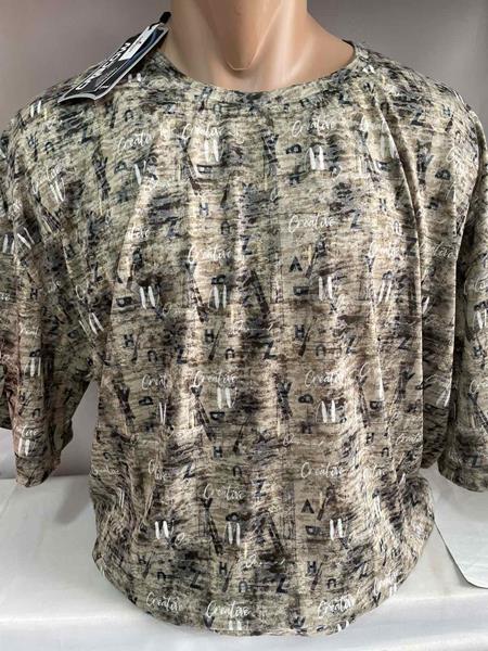 Футболка Sabihina (3XL-6XL) SB871 beige (лето)