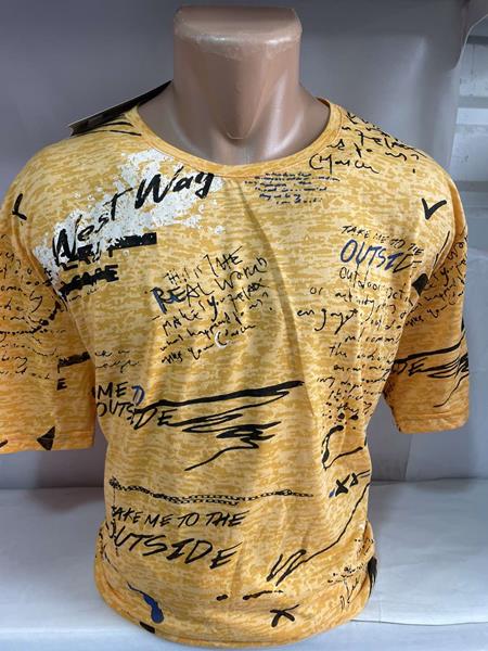 Футболка Sabihina (3XL-6XL) SB872 yellow (лето)