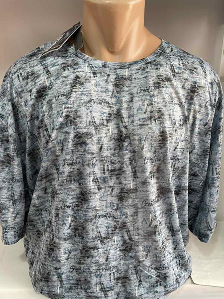 Футболка Sabihina (6XL-9XL) SB877 blue (лето)