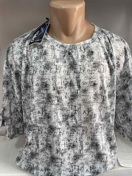 Футболка Sabihina (6XL-9XL) SB878 grey (лето)