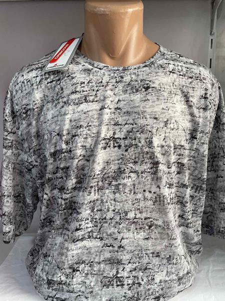 Футболка Sabihina (6XL-9XL) SB884 grey (лето)