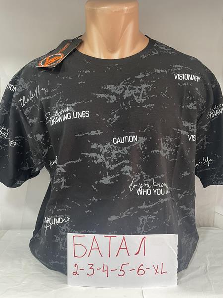 Футболка Sabihina (2XL-6XL) SB940 black (лето)