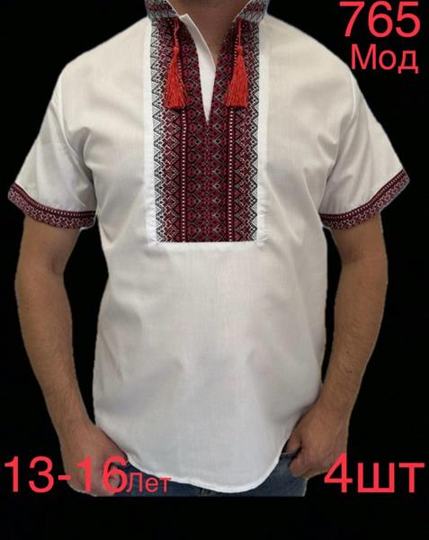 Вышиванка Надийка (13-16) 765-2 white (лето)
