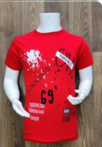 Футболка iBamBino (5-8) IB364 red (лето)