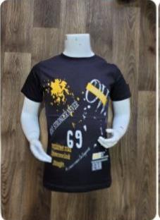Футболка iBamBino (5-8) IB367 black (лето)