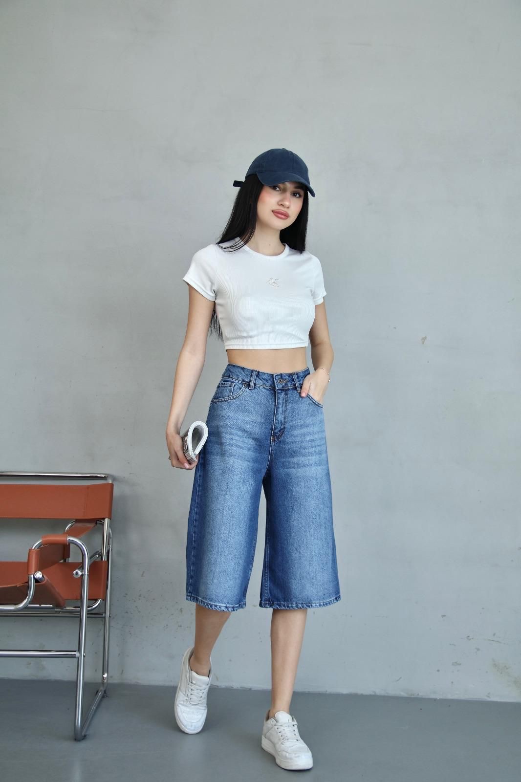 Шорты Ruxa (34-40) 1010 d.blue (лето)