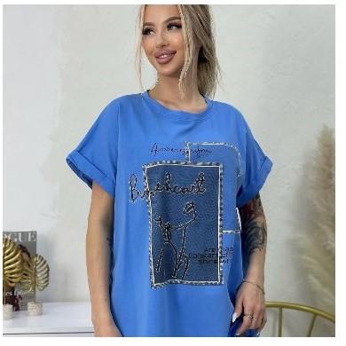 Футболка Novetly Store (50-56) 25314 blue (лето)