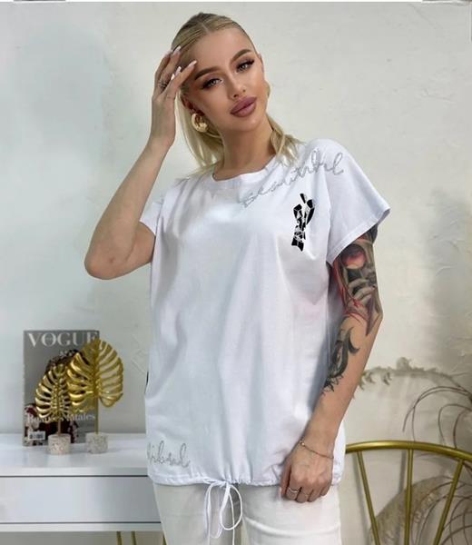 Футболка Novetly Store (50-56) 25308 white (лето)