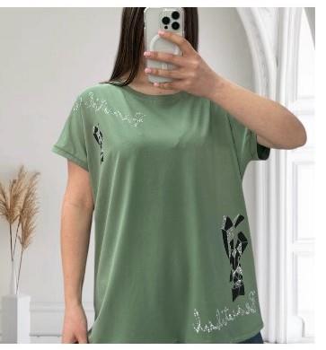 Футболка Novetly Store (50-56) 25308 green (лето)