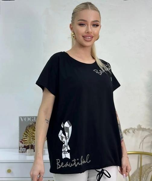 Футболка Anna&Vika (50-56) 25308 black (лето)