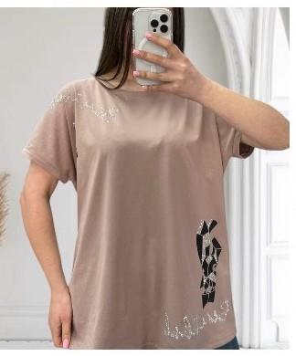 Футболка Anna&Vika (50-56) 25308 beige (лето)