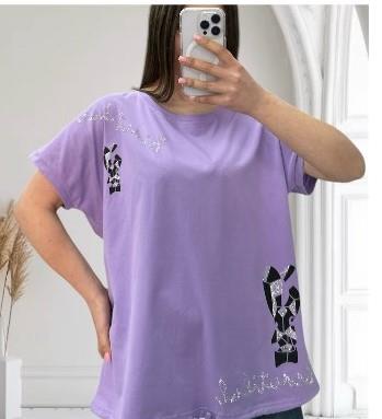 Футболка Anna&Vika (50-56) 25308 lilac (лето)