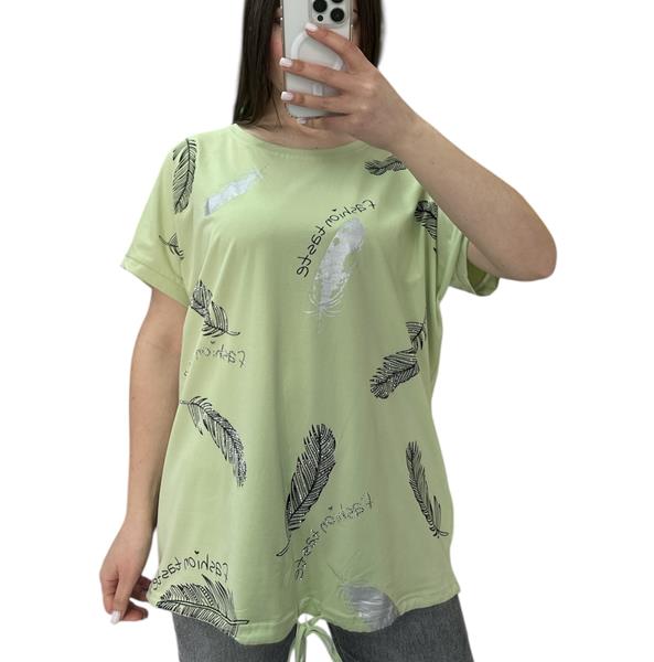 Футболка G.L.S.A (L-2XL) 25312 mint (лето)