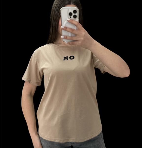 Футболка G.L.S.A (46-50) 25075 beige (лето)