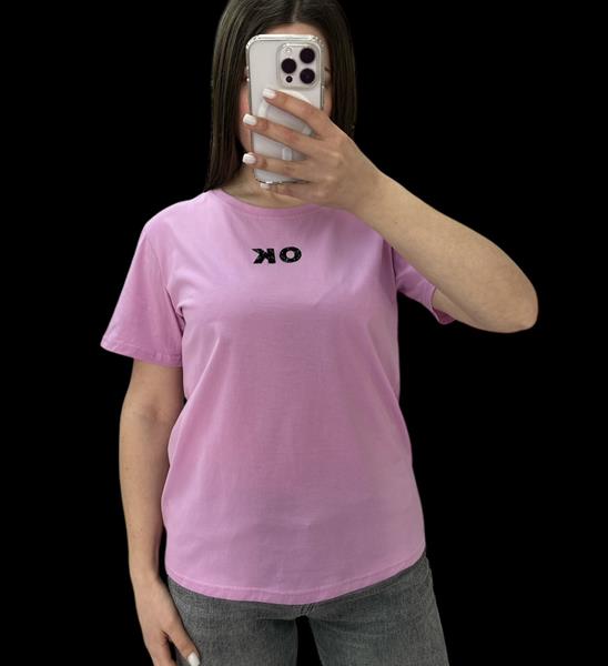 Футболка G.L.S.A (46-50) 25075 pink (лето)