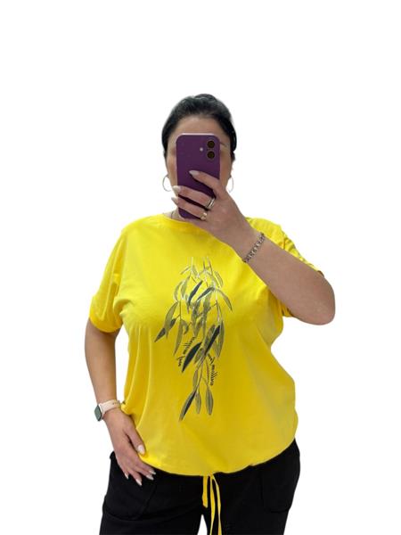 Футболка G.L.S.A (52-56) 25041 yellow (лето)