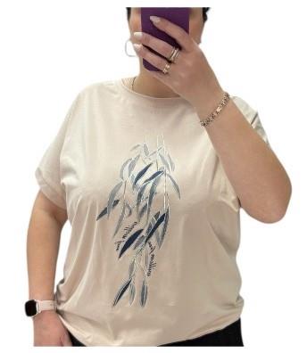 Футболка G.L.S.A (52-56) 25041 beige (лето)