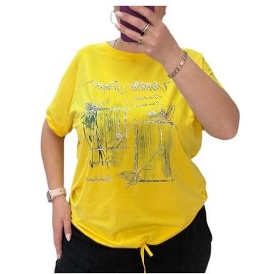 Футболка G.L.S.A (52-56) 25037 yellow (лето)