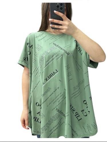 Футболка Ekvato (54-64) 25006 green (лето)