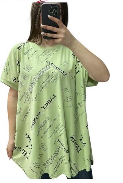 Футболка Ekvato (54-64) 25006 l.green (лето)
