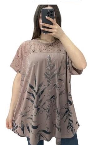 Футболка Ekvato (54-64) 25015 beige (лето)