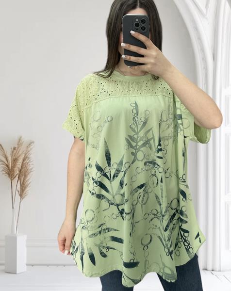Футболка Ekvato (54-64) 25015 l.green (лето)
