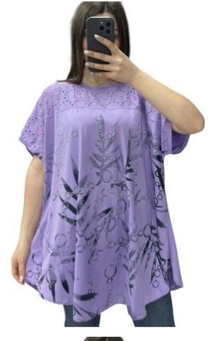 Футболка Ekvato (54-64) 25015 lilac (лето)