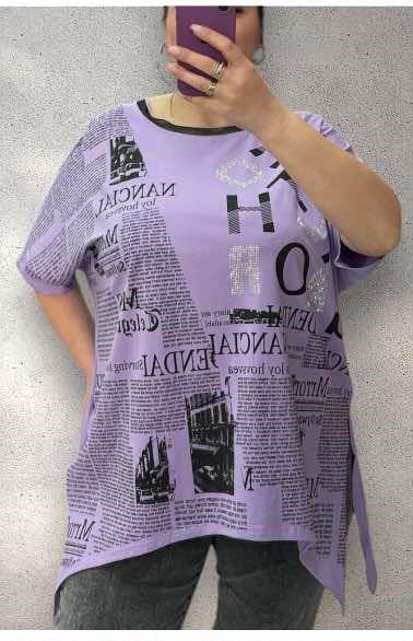 Футболка Ekvato (54-58) 25319 lilac (лето)