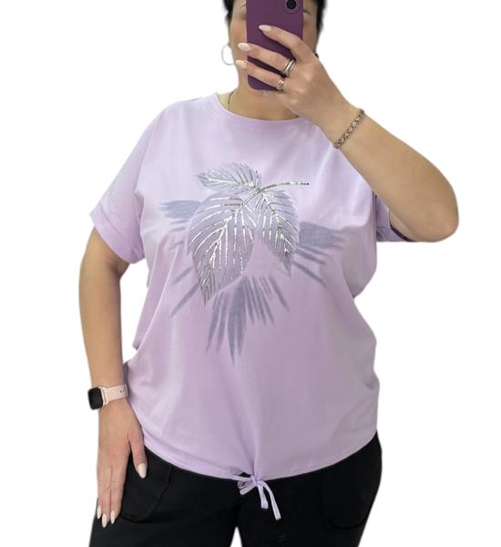 Футболка Anna&Vika (52-56) 25039 lilac (лето)