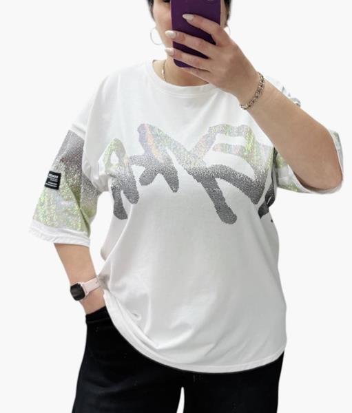 Футболка Novetly Store (48-56) 25109 white (лето)