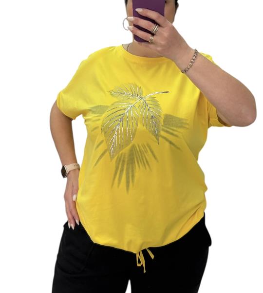 Футболка Novetly Store (52-56) 25039 yellow (лето)