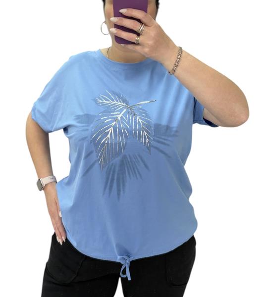 Футболка Novetly Store (52-56) 25039 l.blue (лето)