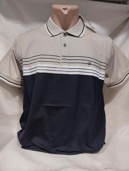 Футболка Panda (L-3XL) 1856 navy (лето)