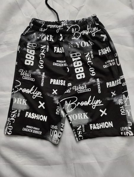Шорты Panda (M-2XL) 1866 black (лето)