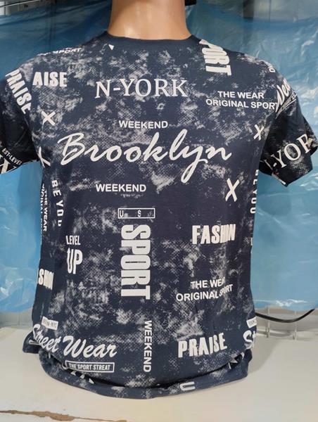 Футболка Panda (S-2XL) 1888 navy (лето)