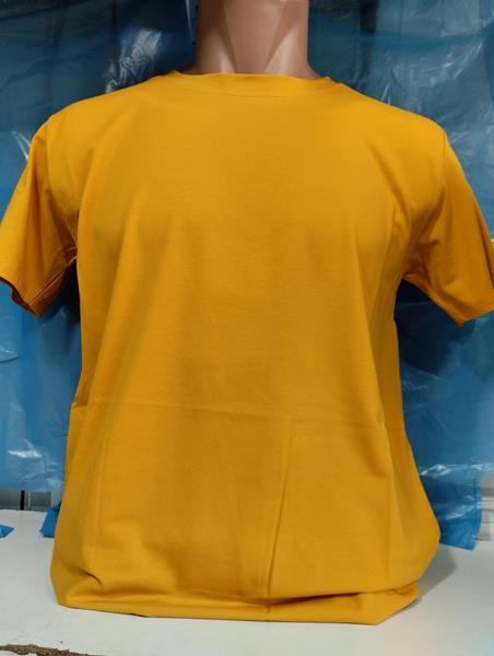Футболка Panda (S-2XL) 1898 yellow (лето)