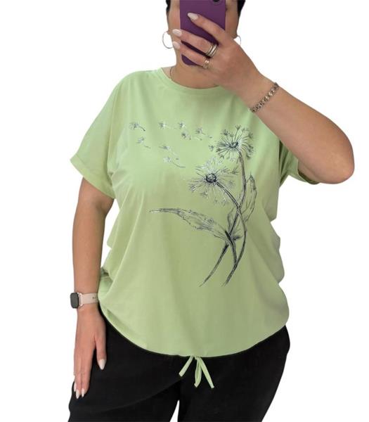 Футболка Ekvato (XL-3XL) 25038 mint (лето)